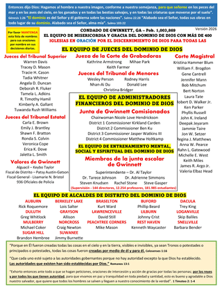 Gwinnett Co. leadership - Spanish 26 Gwinnett Co. leadership - Spanish 26